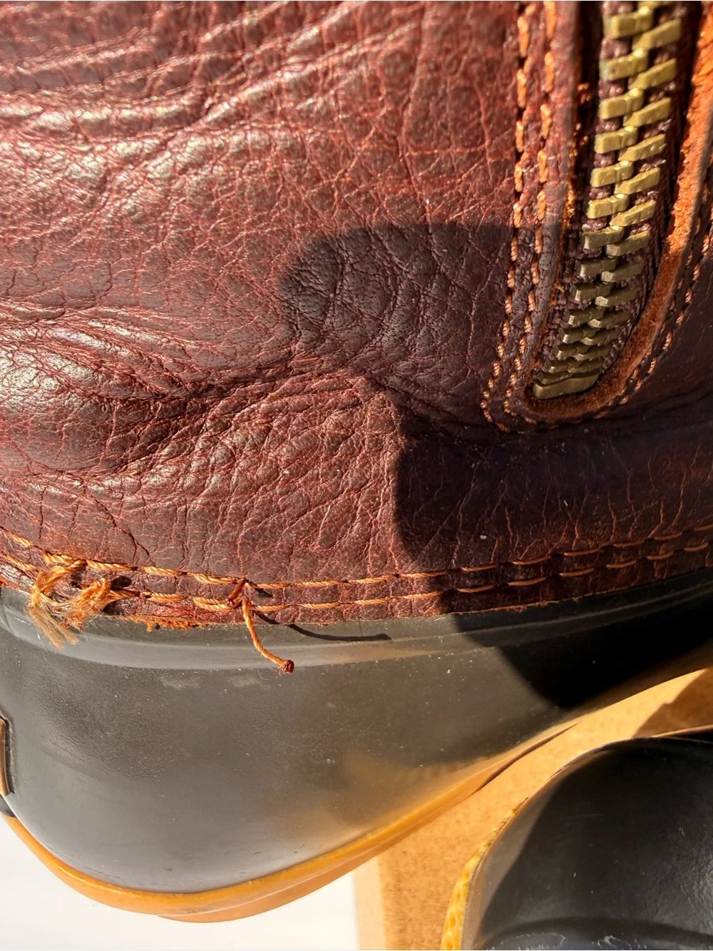 Sperry Women’s Two-Tone Brown and Black Duck Boots with Tan Sole
